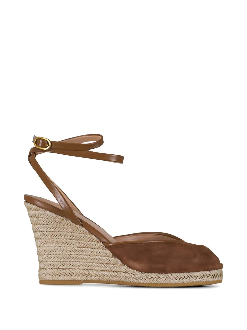 Veronica Beard Pasina suede wedge espadrilles Bruin