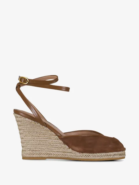 Veronica Beard Pasina suede wedge espadrilles