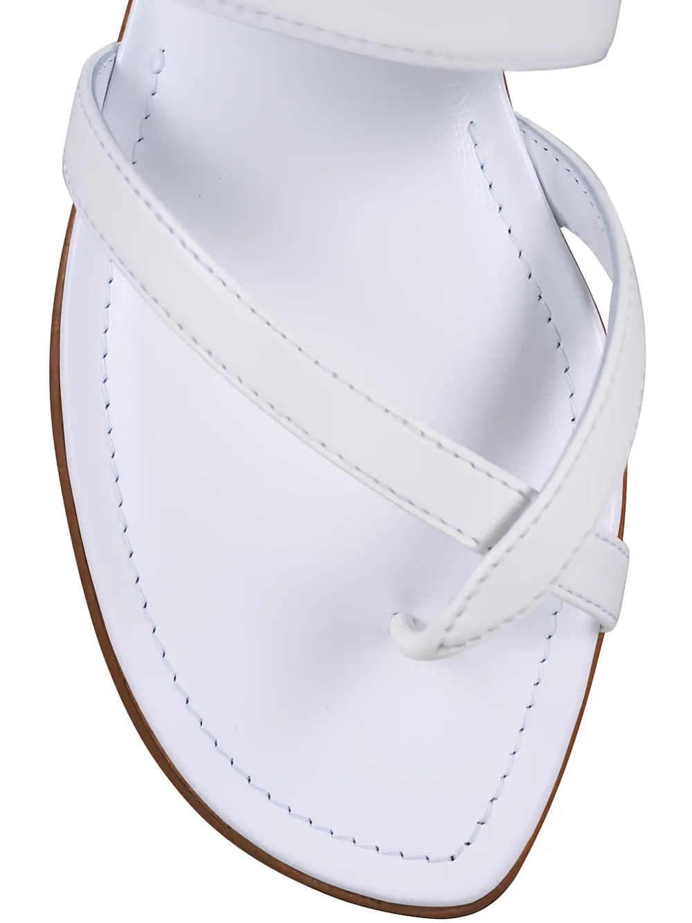 Manolo Blahnik multi-strap toe-post sandals Wit