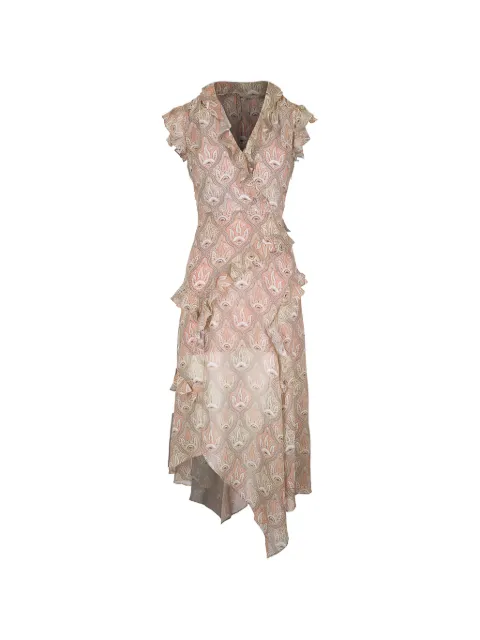 Veronica Beard Avenel paisley-print ruffled dress