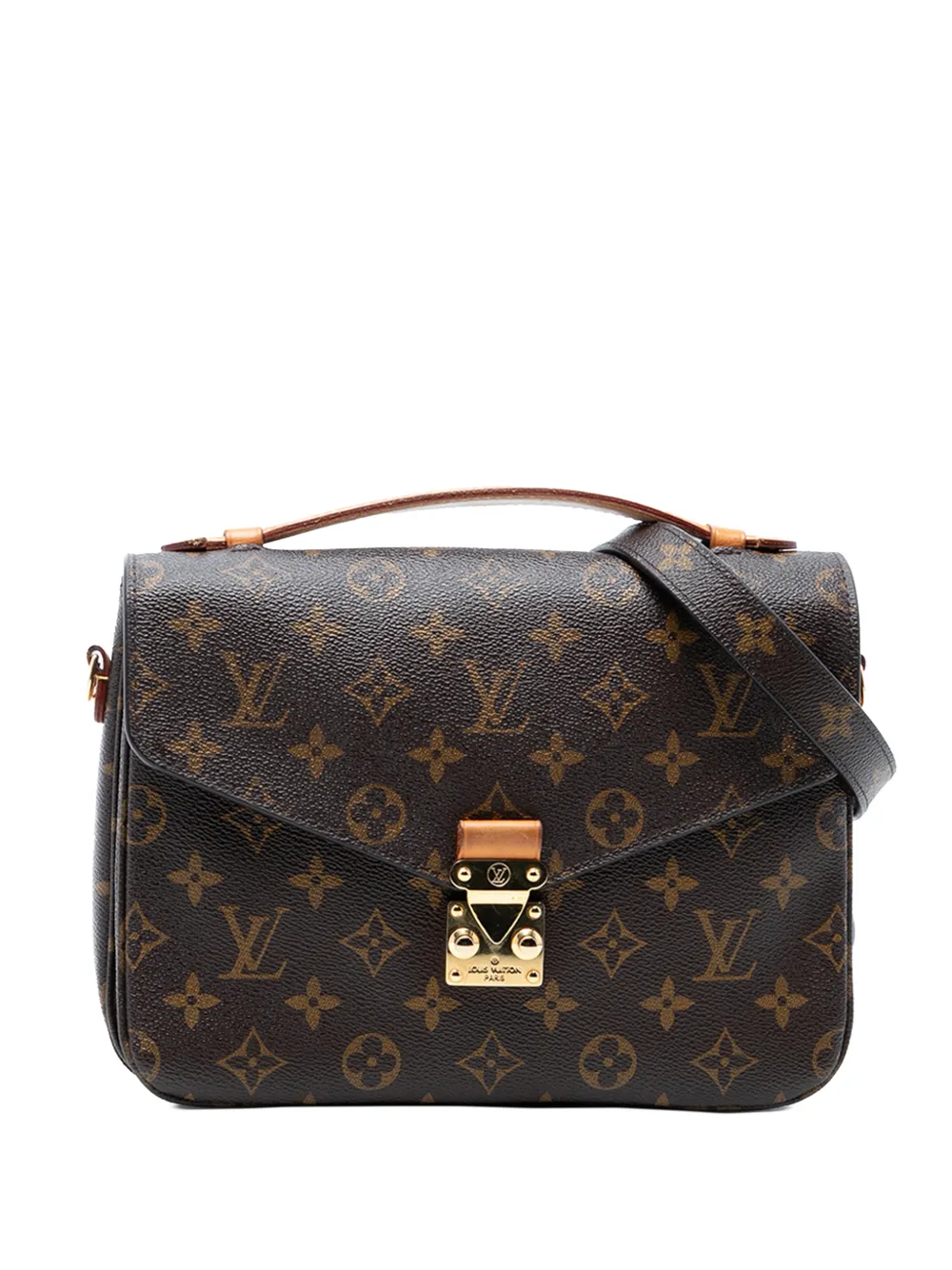 Louis Vuitton Pre-Owned 2016 Monogram Pochette Metis satchel - Braun