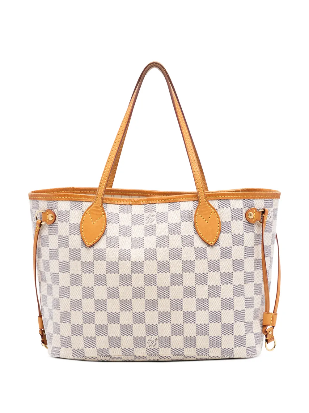 Louis Vuitton Pre-Owned 2016 Damier Azur Neverfull PM tote bag - White