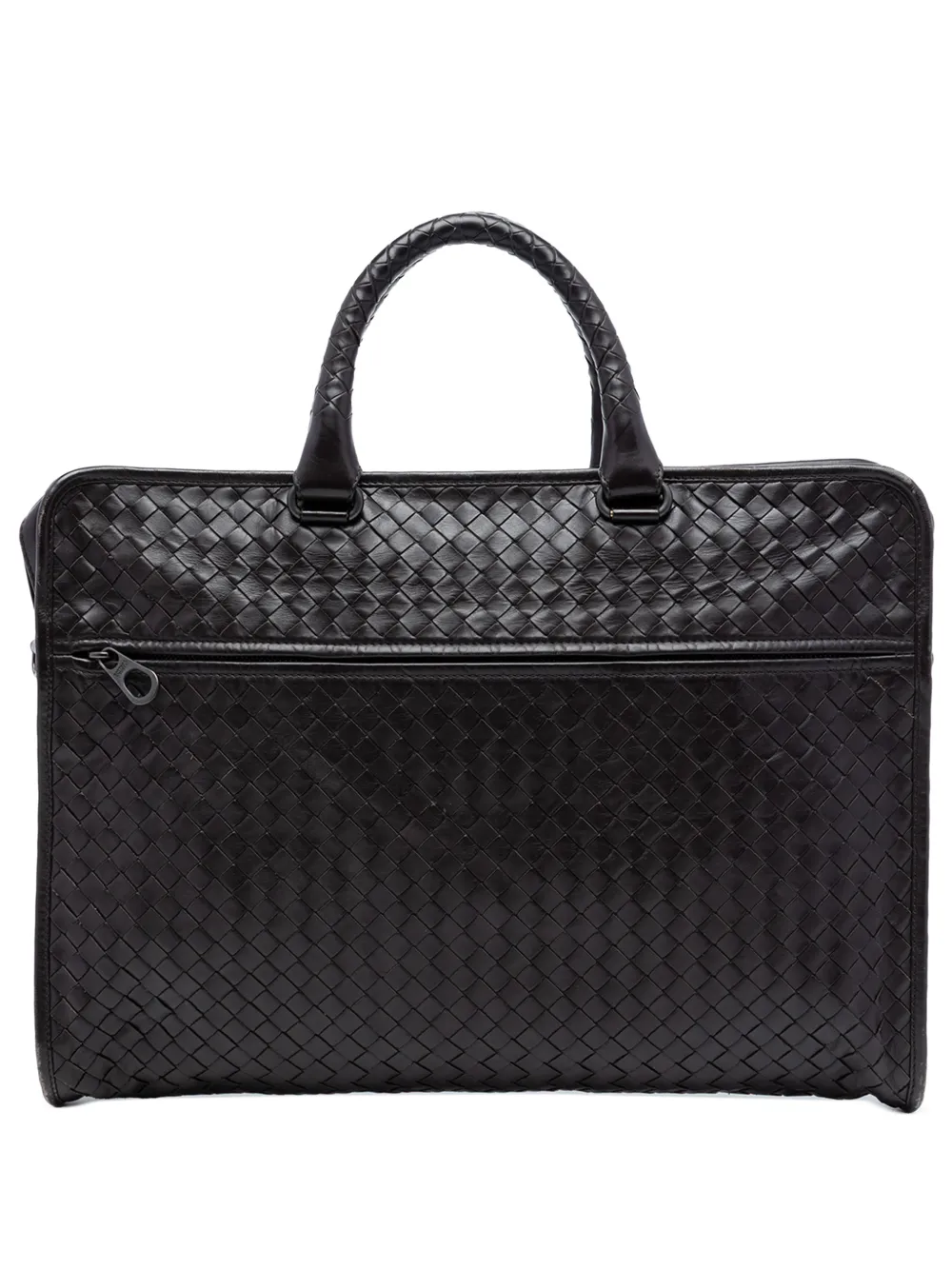 Bottega Veneta Pre-Owned 2012-2026 Nappa Intrecciato business bag - Marrone