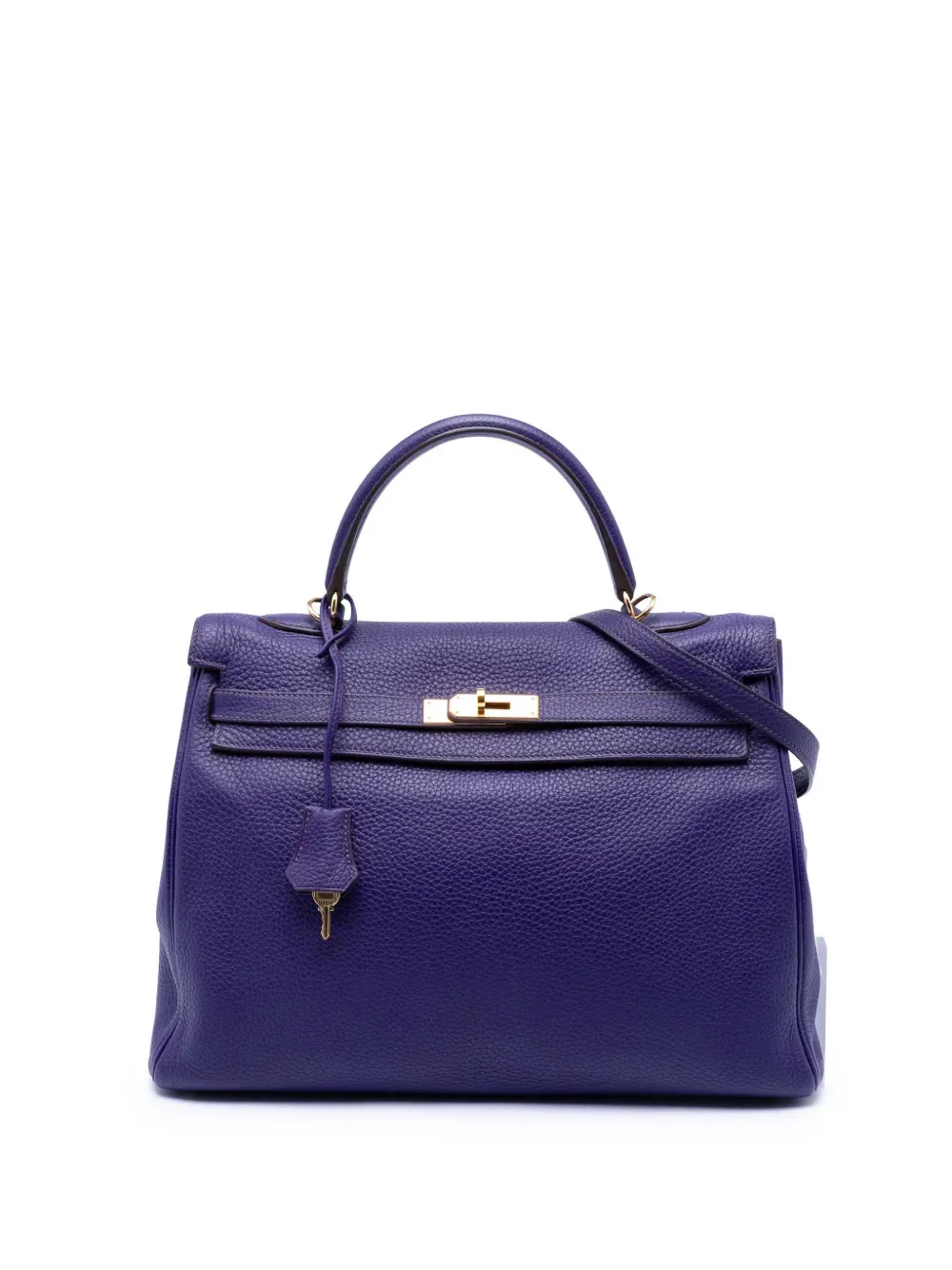 Hermès Pre-Owned 2011 Togo Kelly II Retourne 35 satchel - Purple