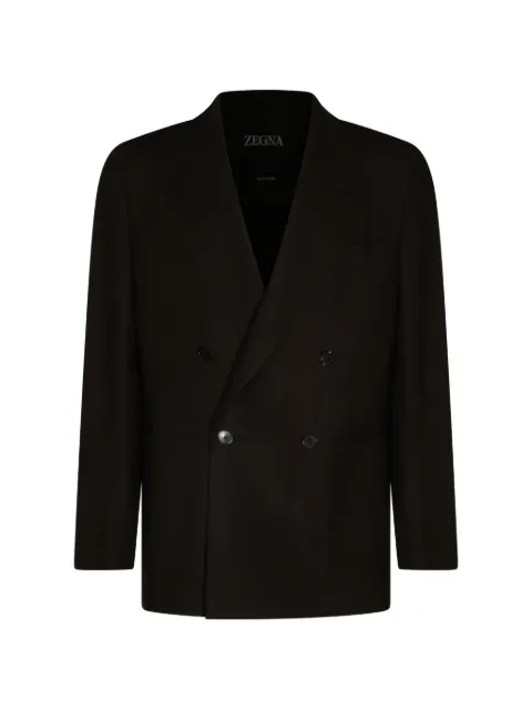Zegna Oasi Lino double-breasted blazer