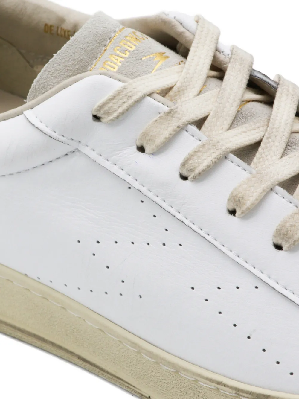 MOA CONCEPT Iconic perforated panelled sneakers Wit