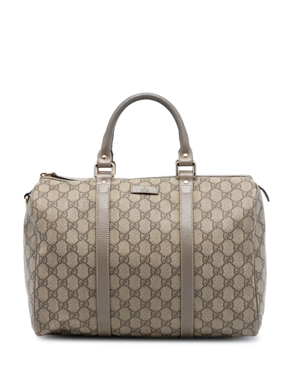 Gucci Pre-Owned 2016-2026 Medium GG Supreme Joy boston bag - Toni neutri