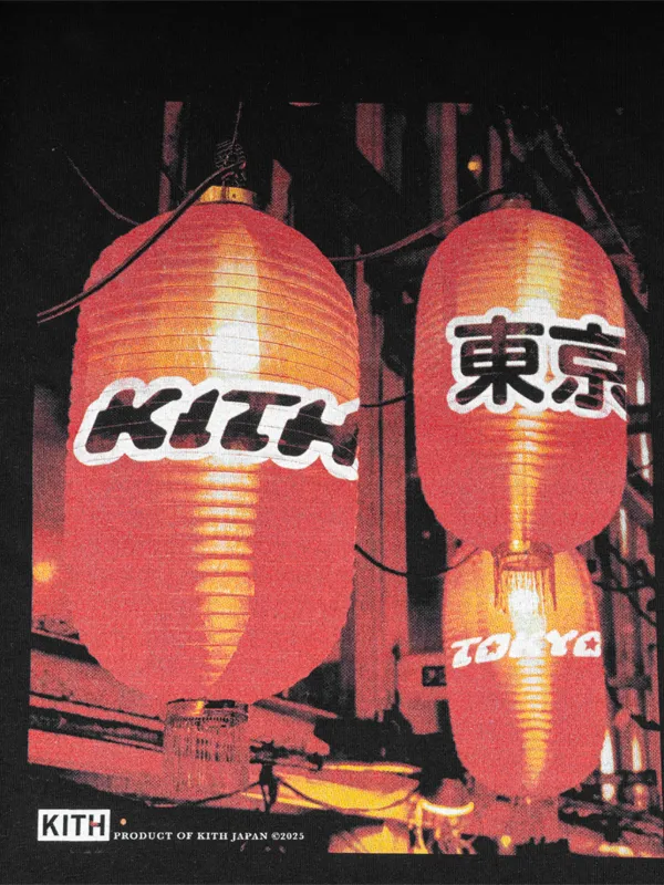 KITH Tokyo Lantern Lights T-shirt | Black | FARFETCH