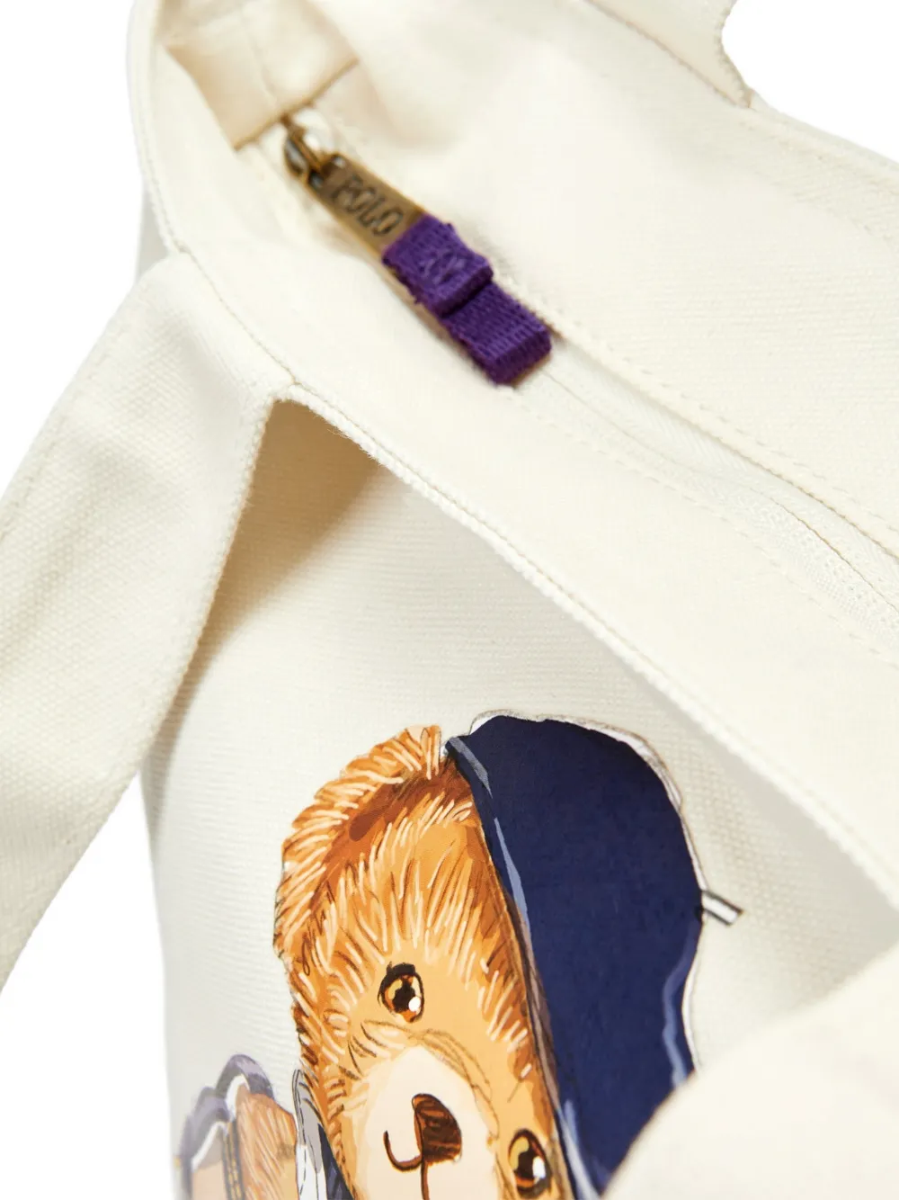 POLO RALPH LAUREN KIDS Polo Bear schoudertas Beige