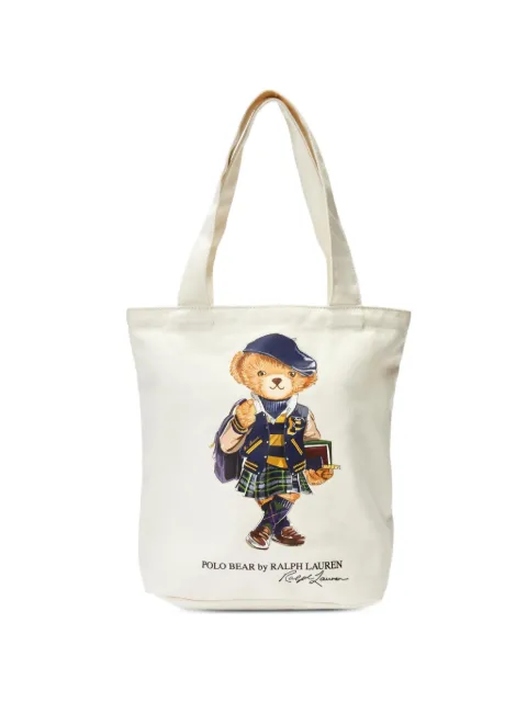 POLO RALPH LAUREN KIDS bolsa de hombro con motivo Polo Bear