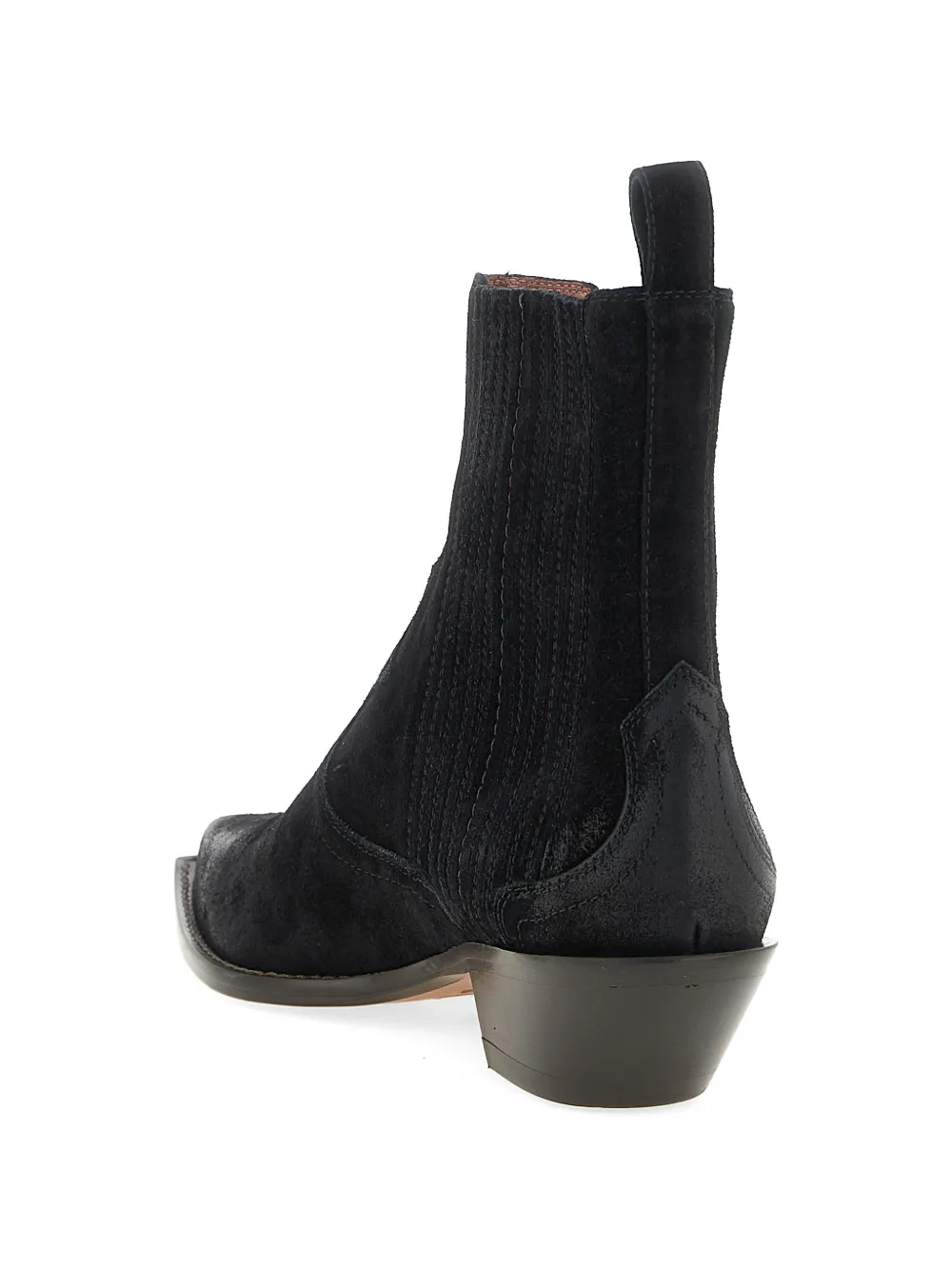 Sonora 35mm Hernan pointed-toe chealsea boots Zwart