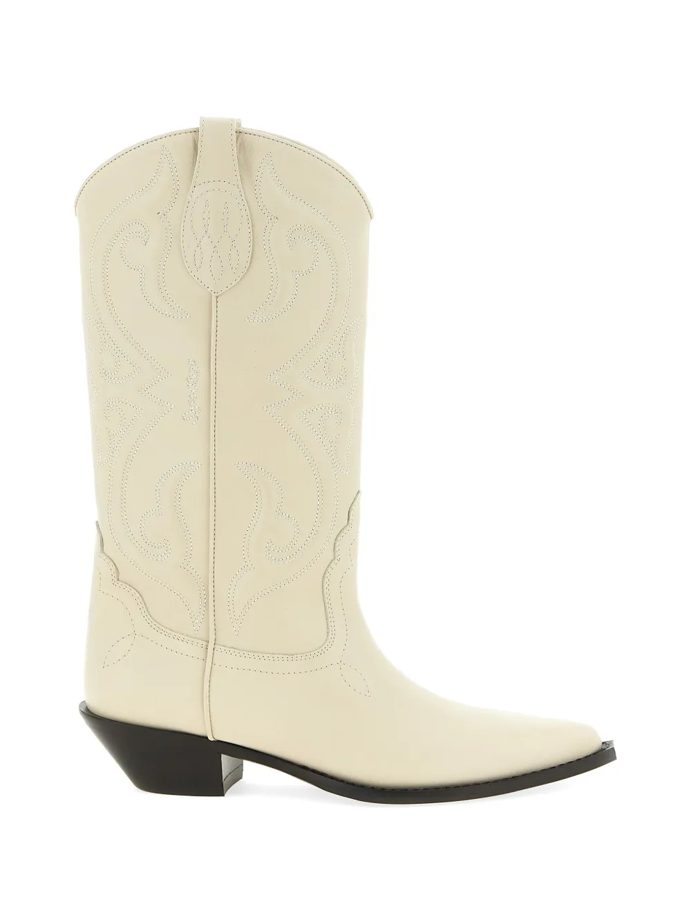 Sonora 35mm Yuma tonal-stitching cowboy boots Beige