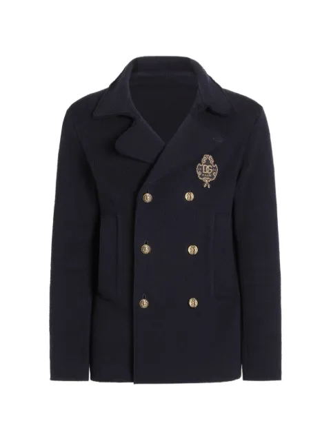 Dolce & Gabbana double-breasted virgin-wool jacket