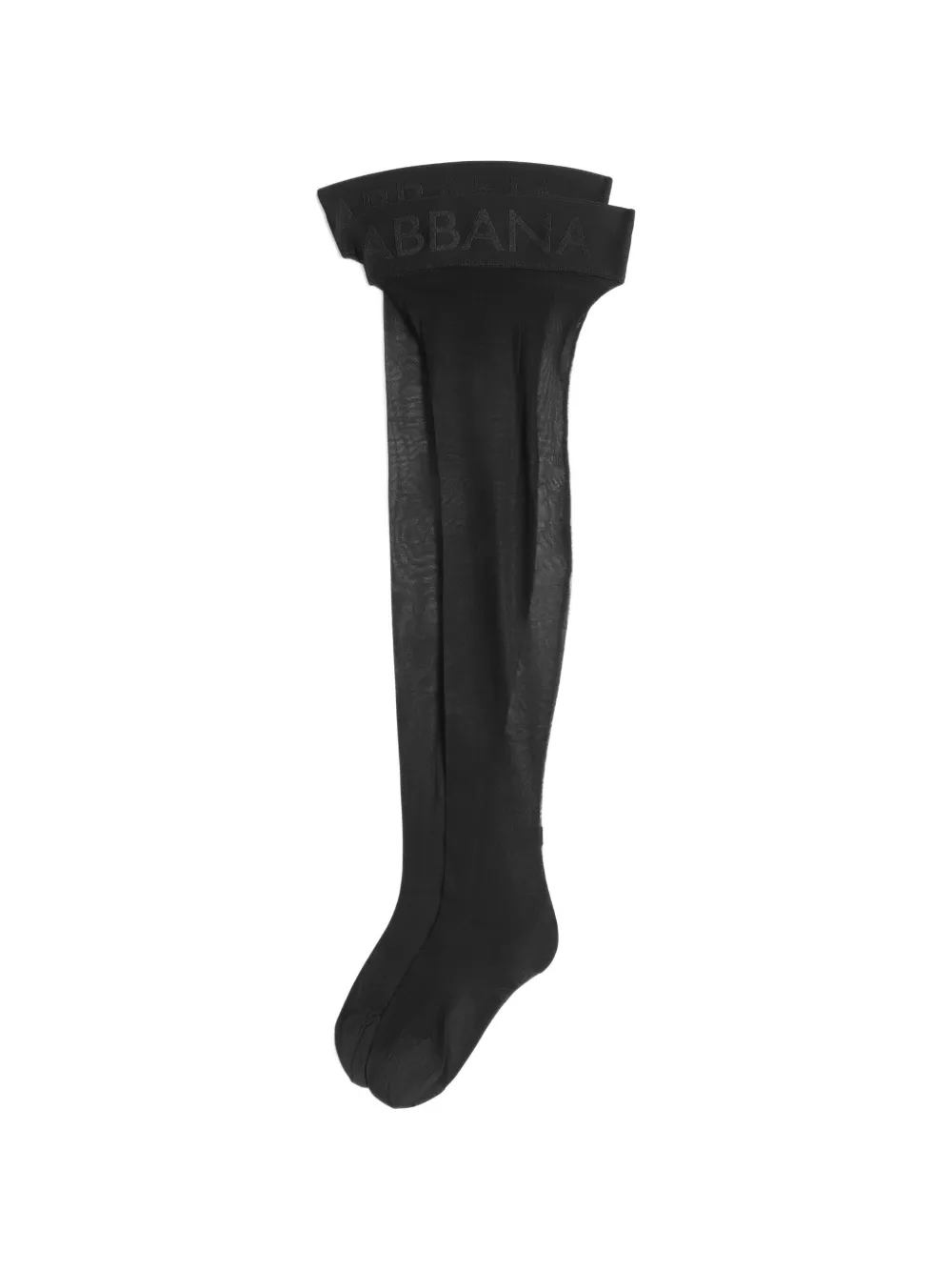 Dolce & Gabbana Strümpfe mit Logo - Schwarz
