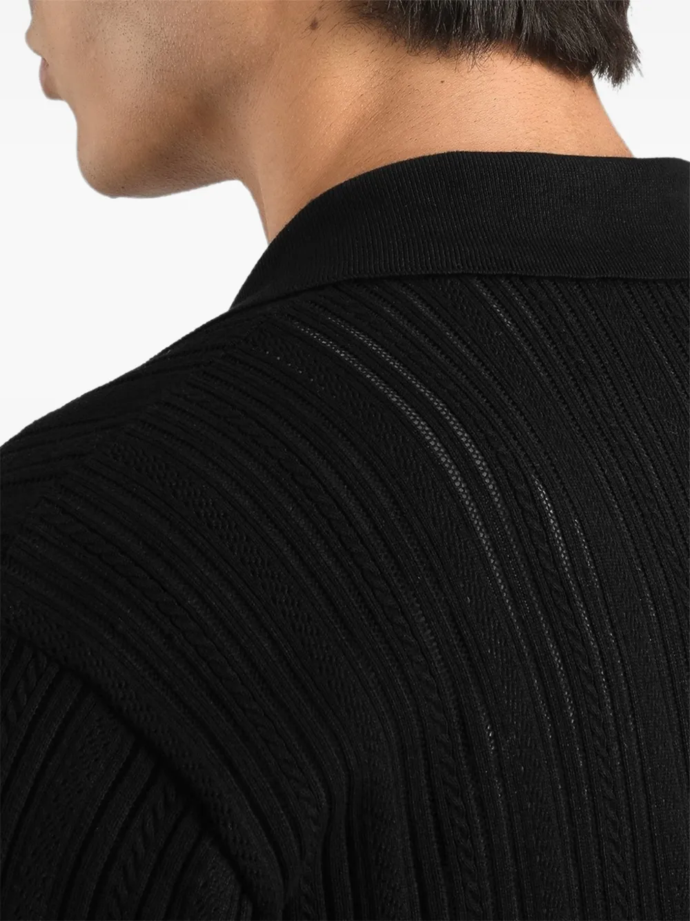 Dolce & Gabbana Geperforeerde blouse Zwart