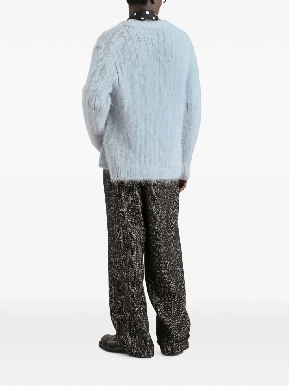 Dolce & Gabbana Mohair vest Grijs