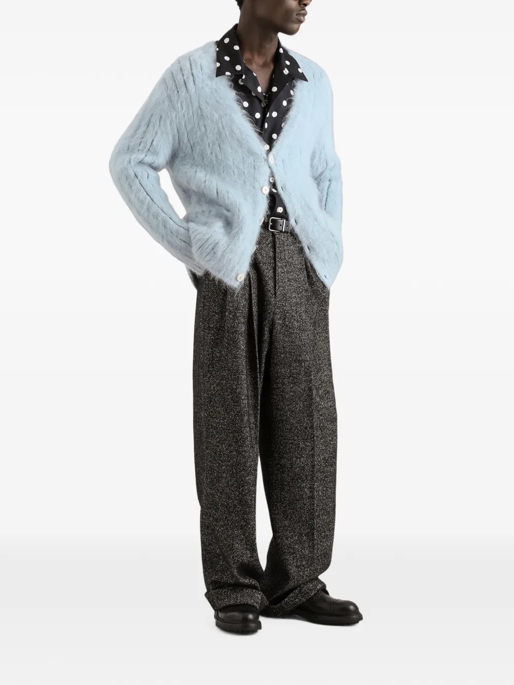 Dolce & Gabbana Mohair vest Grijs