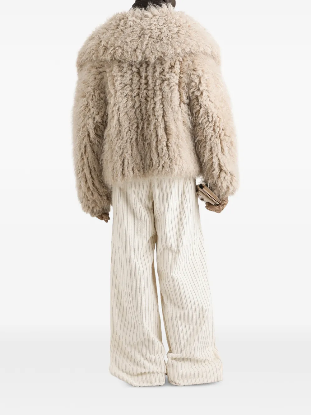 Dolce & Gabbana Vest met bont-effect Beige