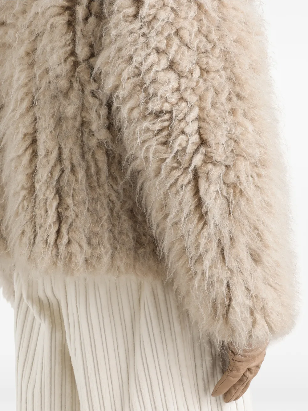Dolce & Gabbana Vest met bont-effect Beige