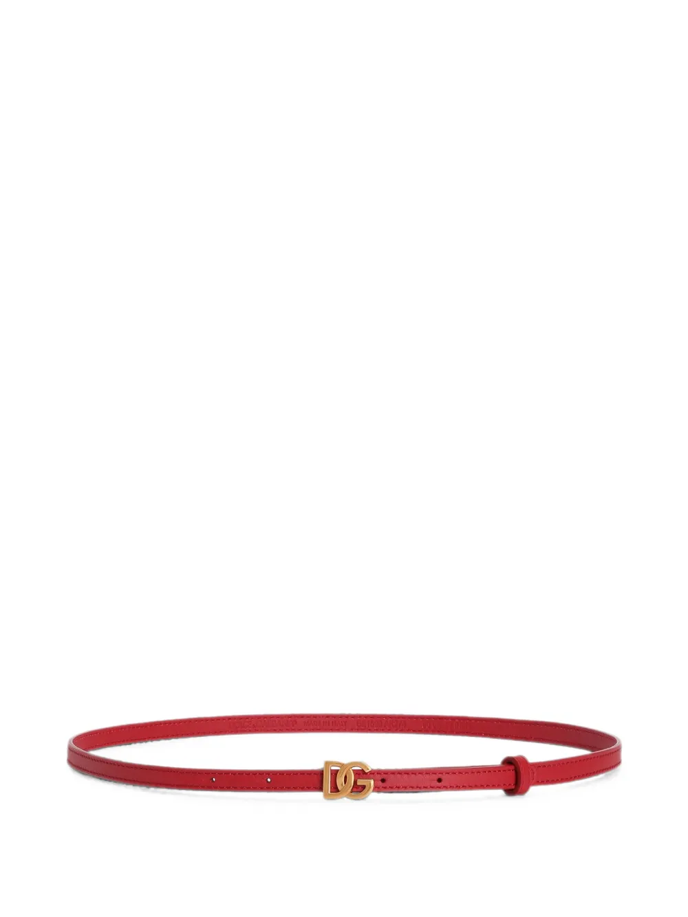 Dolce & Gabbana calfskin belt - Red