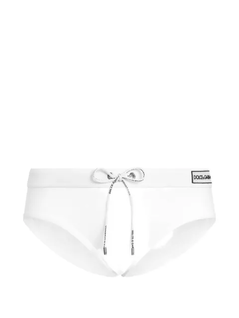 Dolce & Gabbana logo-embroidered swim briefs