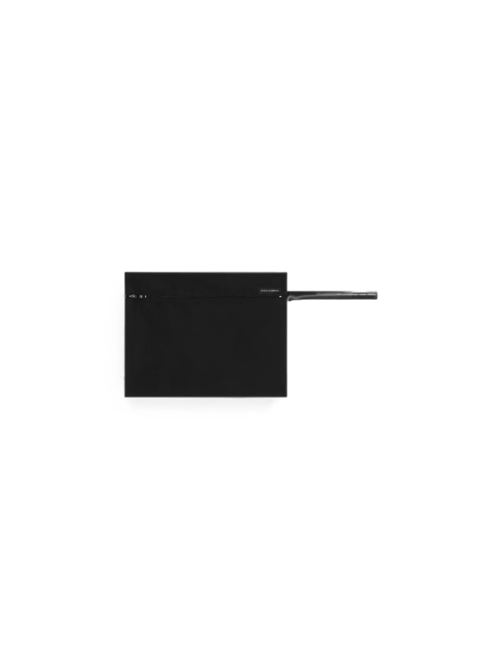 Dolce & Gabbana Canvas zwembroek Zwart