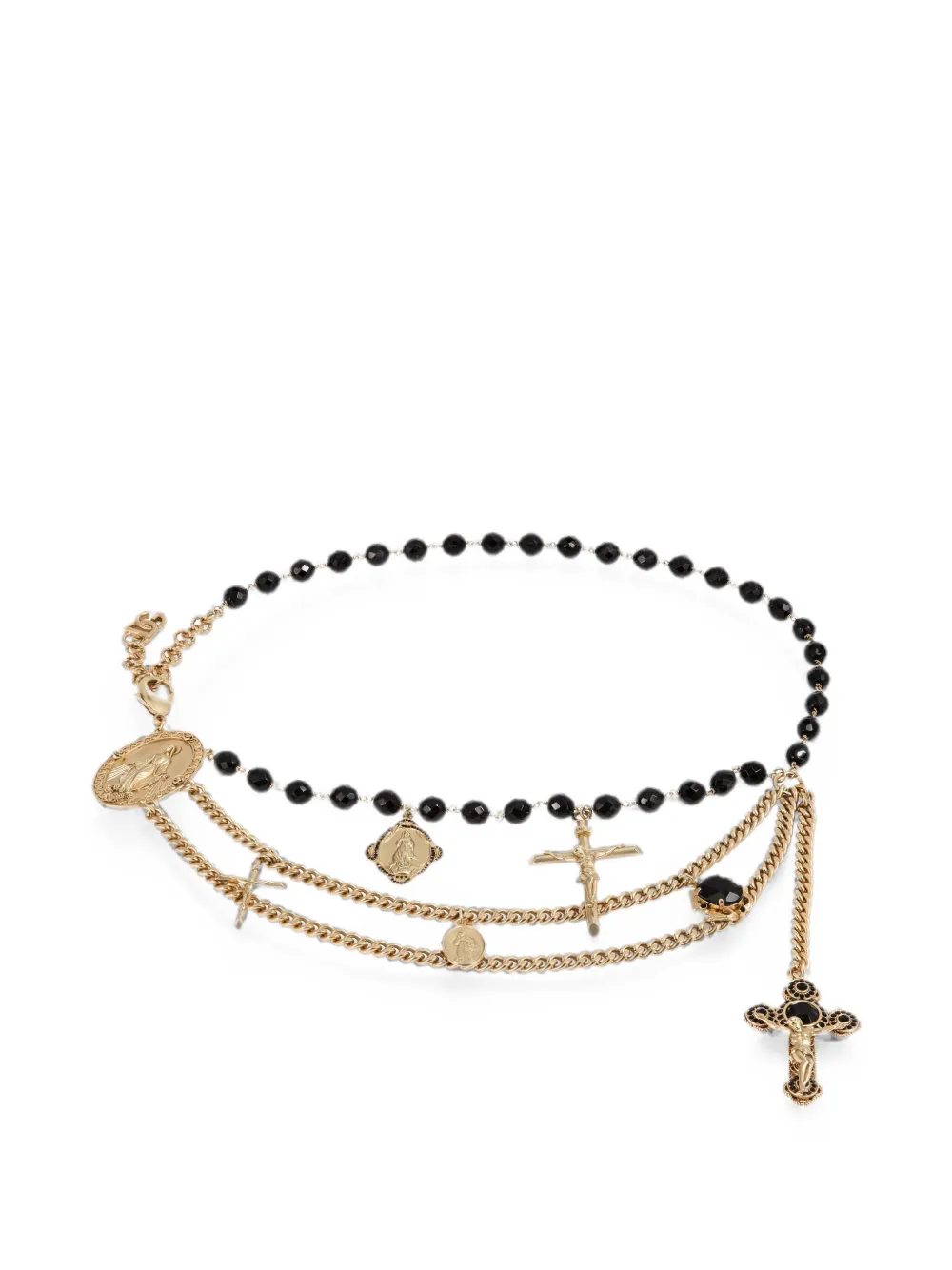 Dolce & Gabbana belt with mixed crosses - Oro
