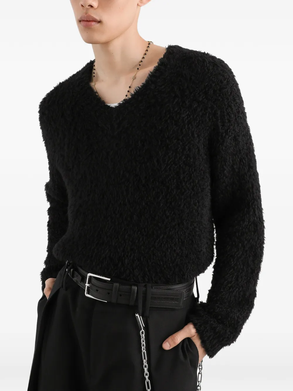Dolce & Gabbana Trui van alpacablend Zwart