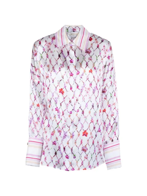 Genny floral-print silk shirt