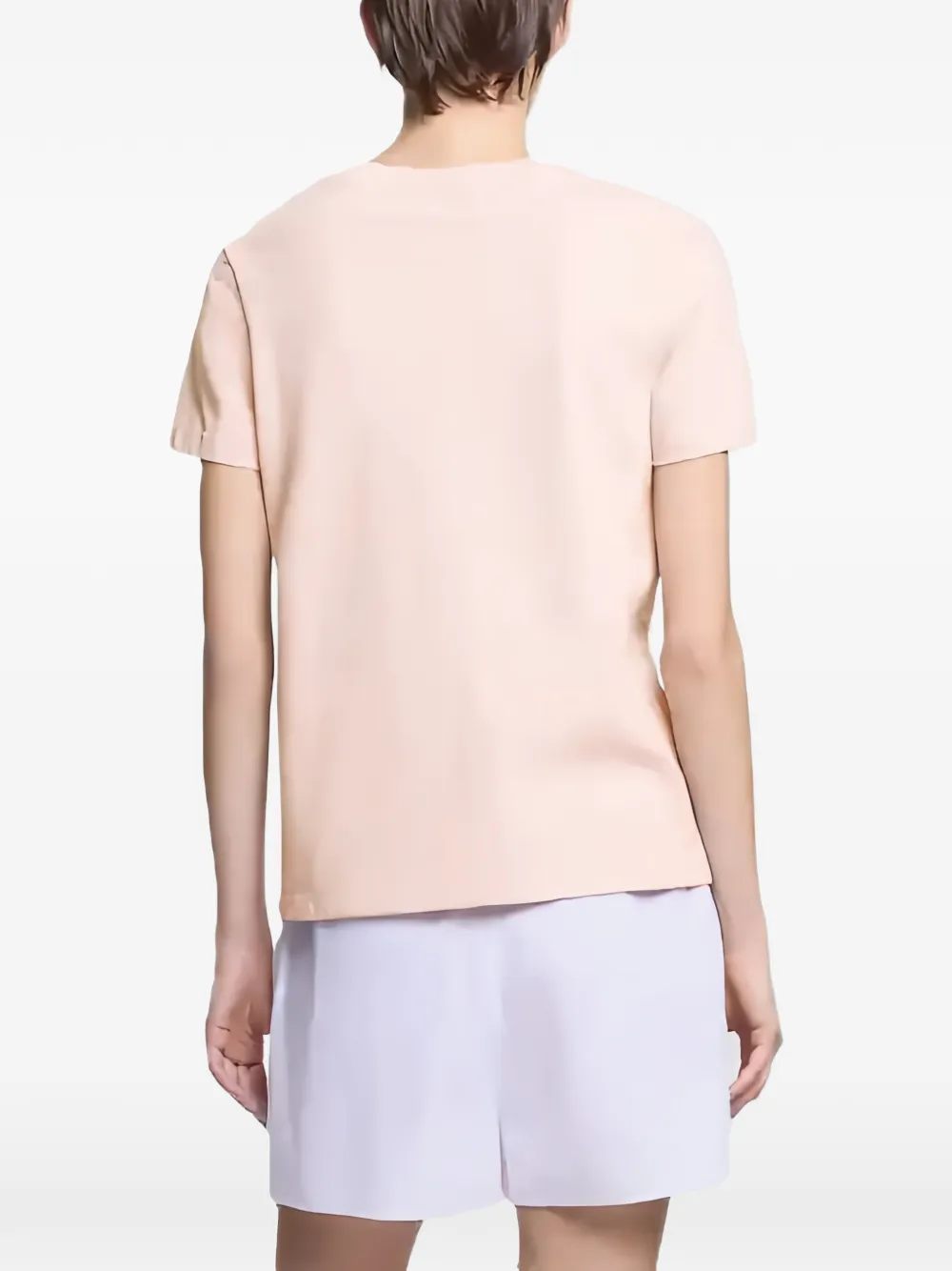 Hogan T-shirt met logoprint Roze