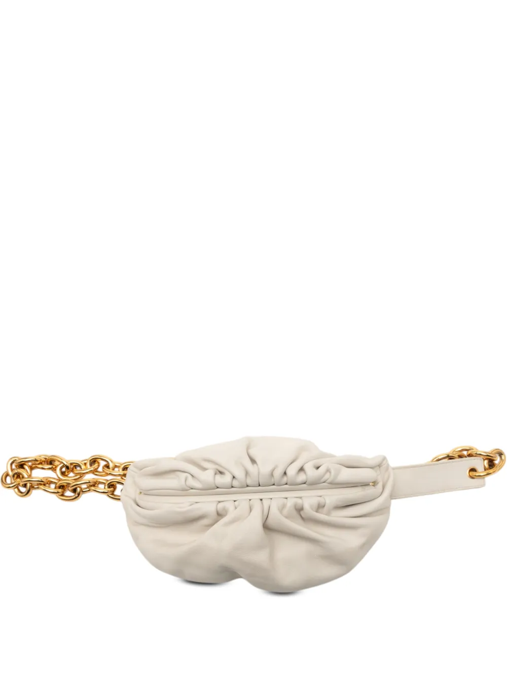 Bottega Veneta Pre-Owned 2012-2026 Lambskin Chain Pouch belt bag - Bianco