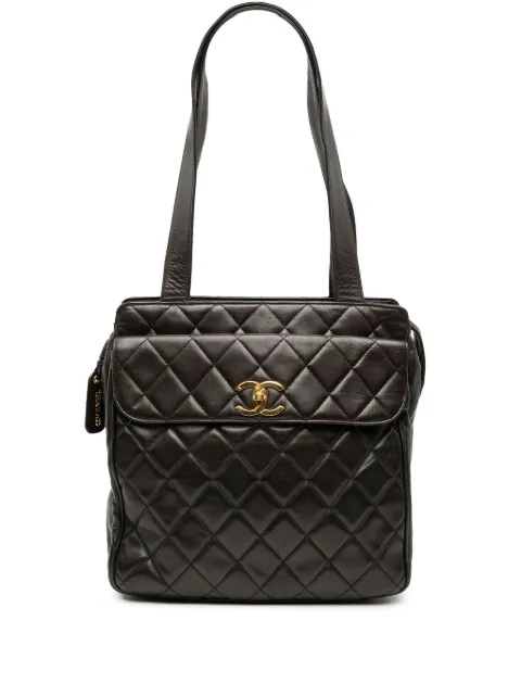 CHANEL Pre-Owned sac à main matelassé à poche avant (1994-1996)