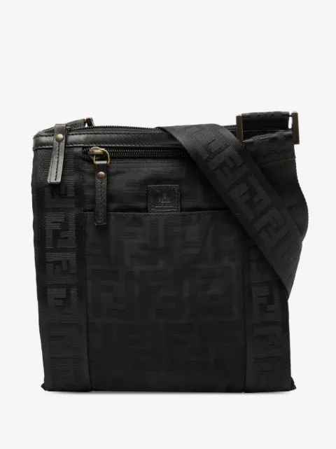 Fendi Pre-Owned bolsa crossbody de lona con motivo Zucca 2000-2010
