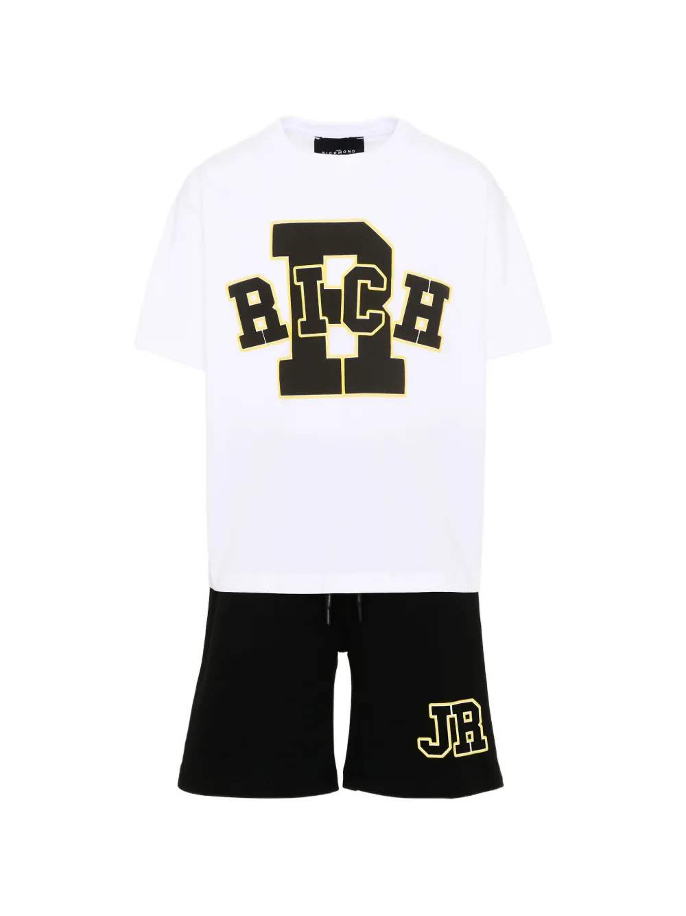 John Richmond Junior logo-print cotton tracksuit - Bianco