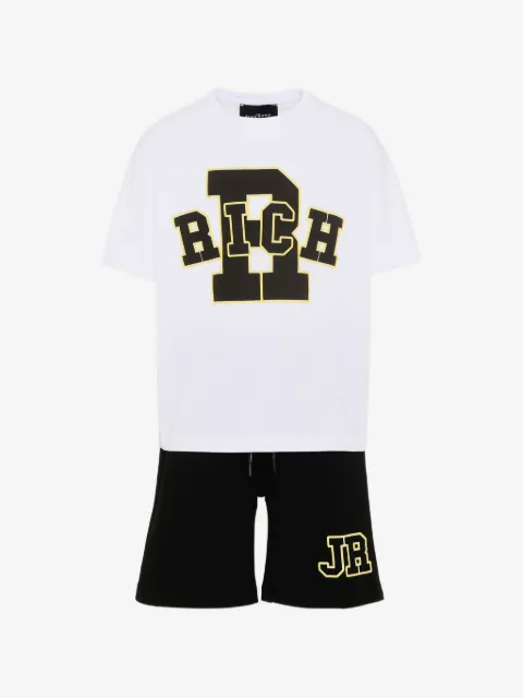 John Richmond Junior logo-print cotton tracksuit