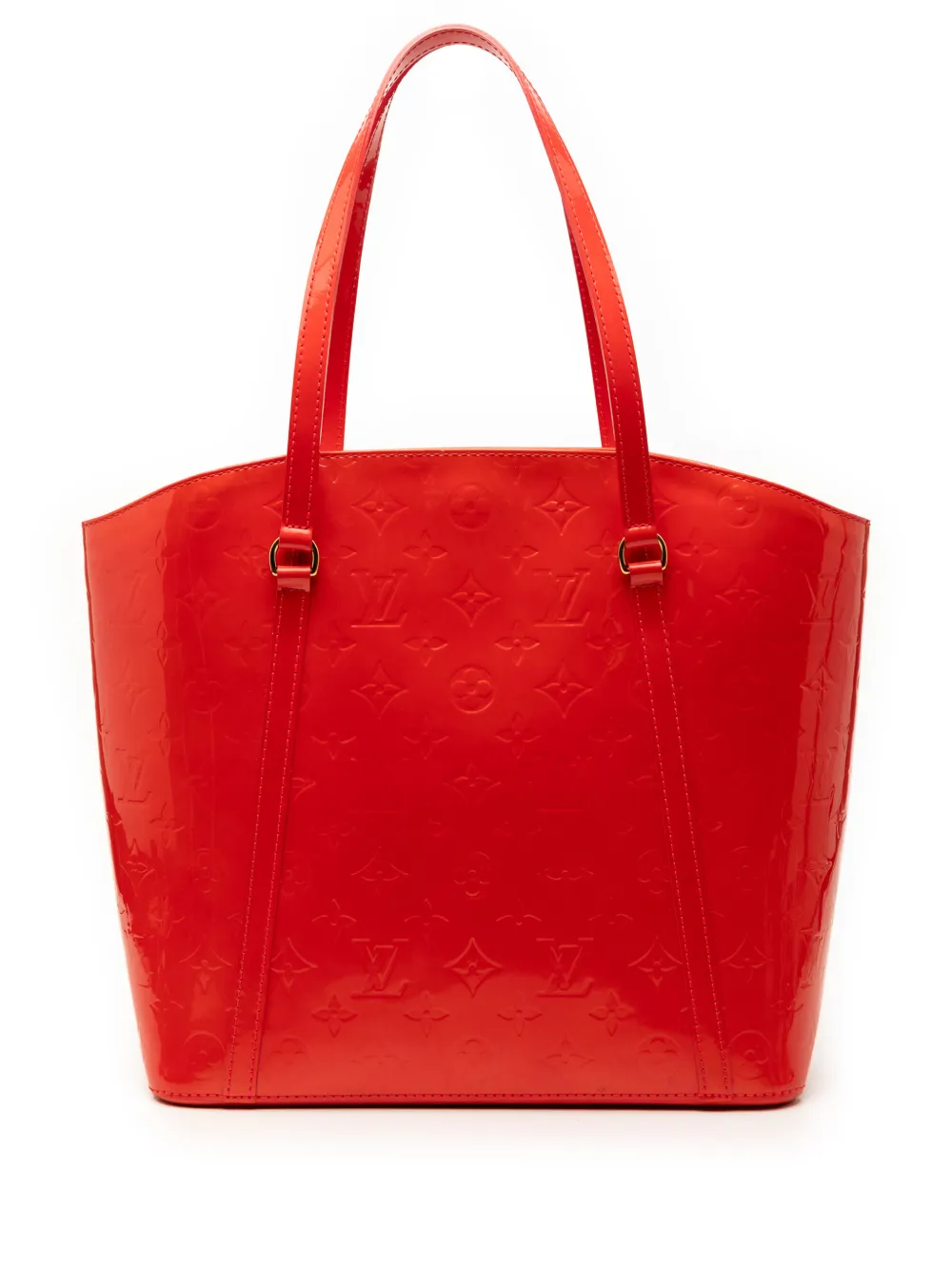 Louis Vuitton Pre-Owned 2012 Monogram Vernis Avalon GM shoulder bag - Red