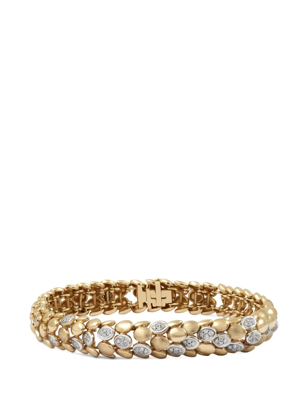 Rainbow K Bracciale Blossom piccolo con diamanti - Oro