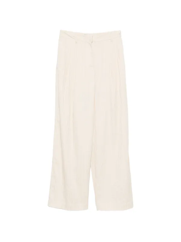 Simkhai Grace Wide-leg Trousers in Neutrals