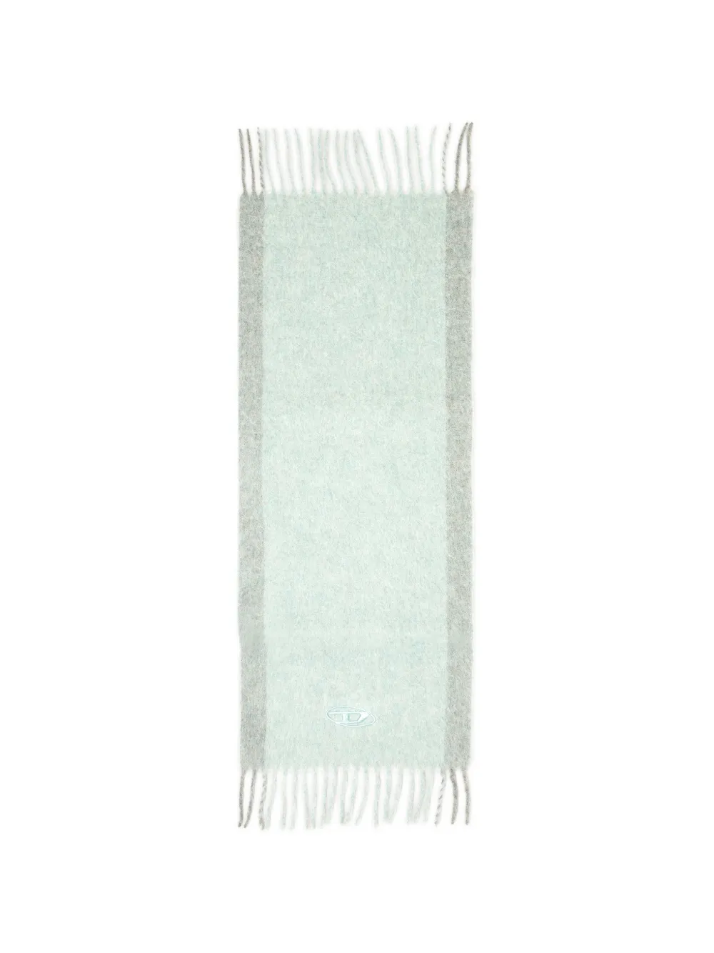  Diesel Bufanda Oval D Con Flecos - Azul 