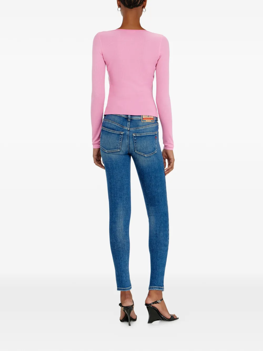 Diesel 2017 Slandy skinny jeans Blauw