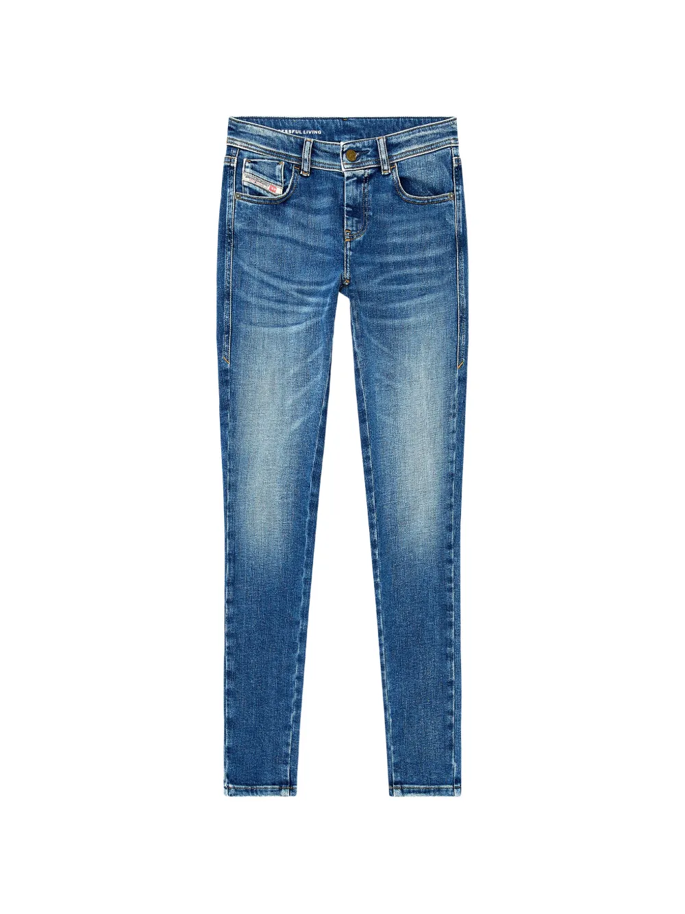 Diesel 2017 Slandy super-skinny jeans - Blu