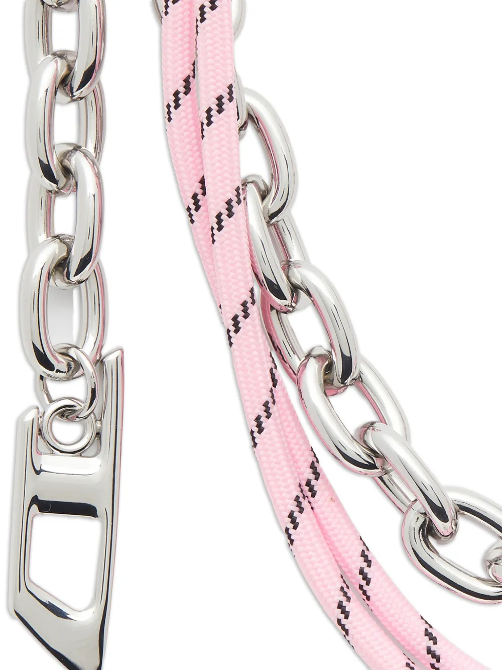  Diesel Charm Chain-d M - Plateado 