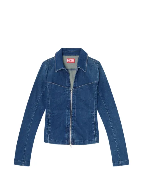 Diesel jeansskjorta med dragkedja
