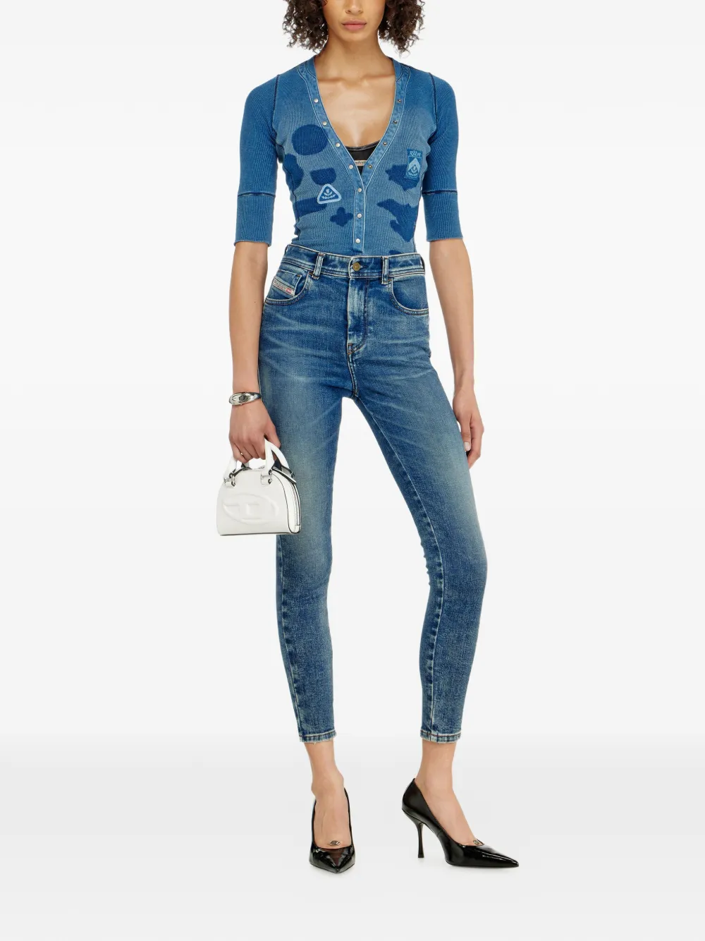 Diesel 1984 skinny jeans Blauw