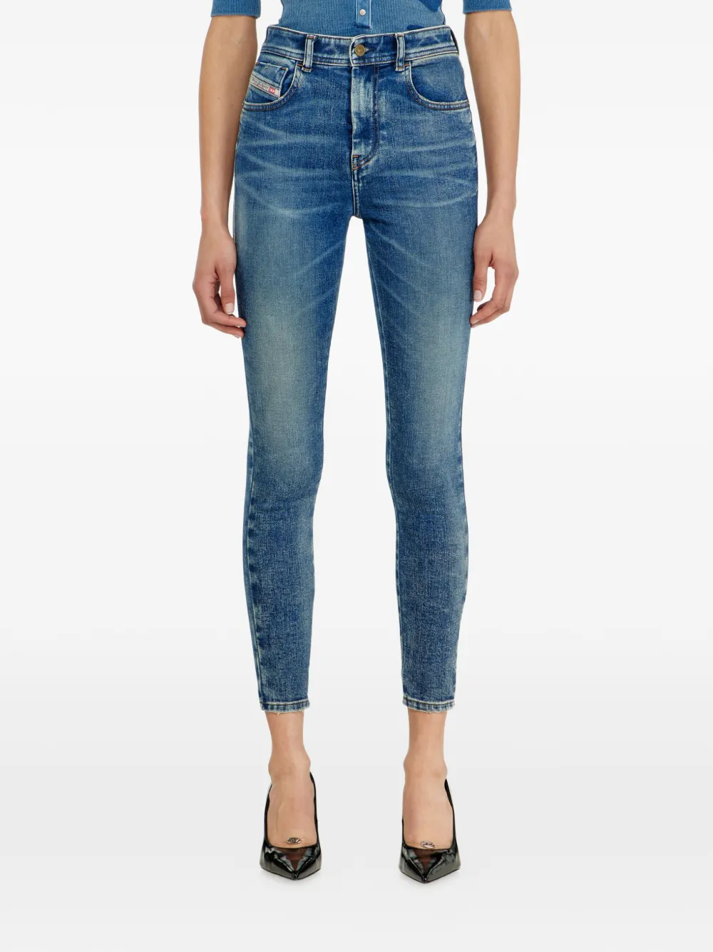 Diesel 1984 skinny jeans Blauw