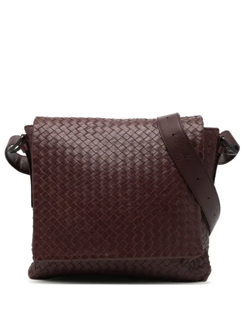 Bottega Veneta Pre-Owned 2012-2026 Nappa Intrecciato Flap crossbody bag