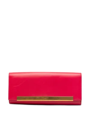 Saint Laurent Pre-Owned 2020S レザー シックライン クラッチバッグ