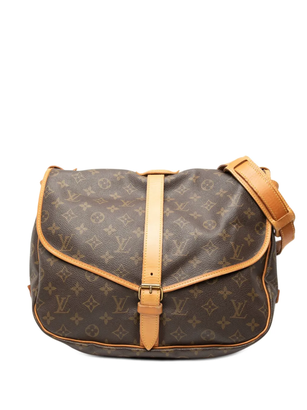 Louis Vuitton Pre-Owned 1992 Monogram Saumur 35 crossbody bag - Marrone
