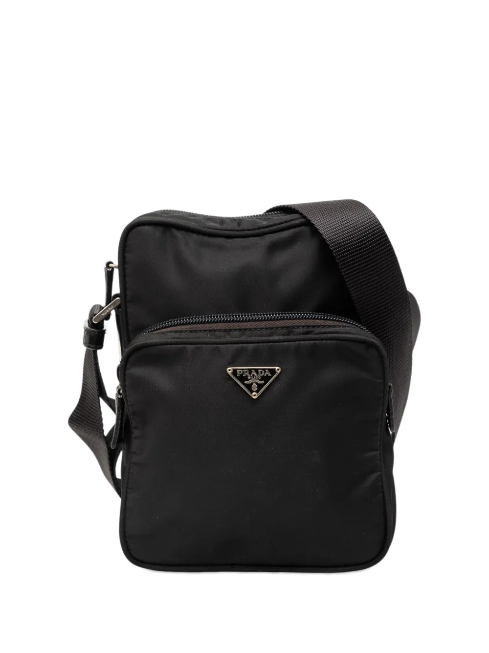 Prada Pre-Owned 2000-2013 Tessuto Zip Top crossbody bag - Black