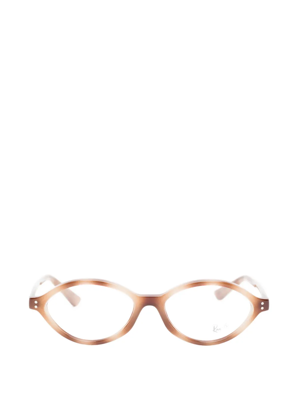 Ray-Ban oval-frame glasses - Toni neutri